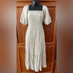 100% linen Garnet Hill dress XS